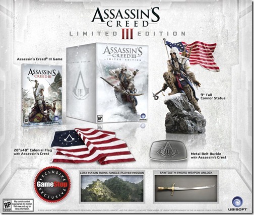 Assassin's Creed III - Assassin’s Creed 3: Limited Edition.в Северной Америке